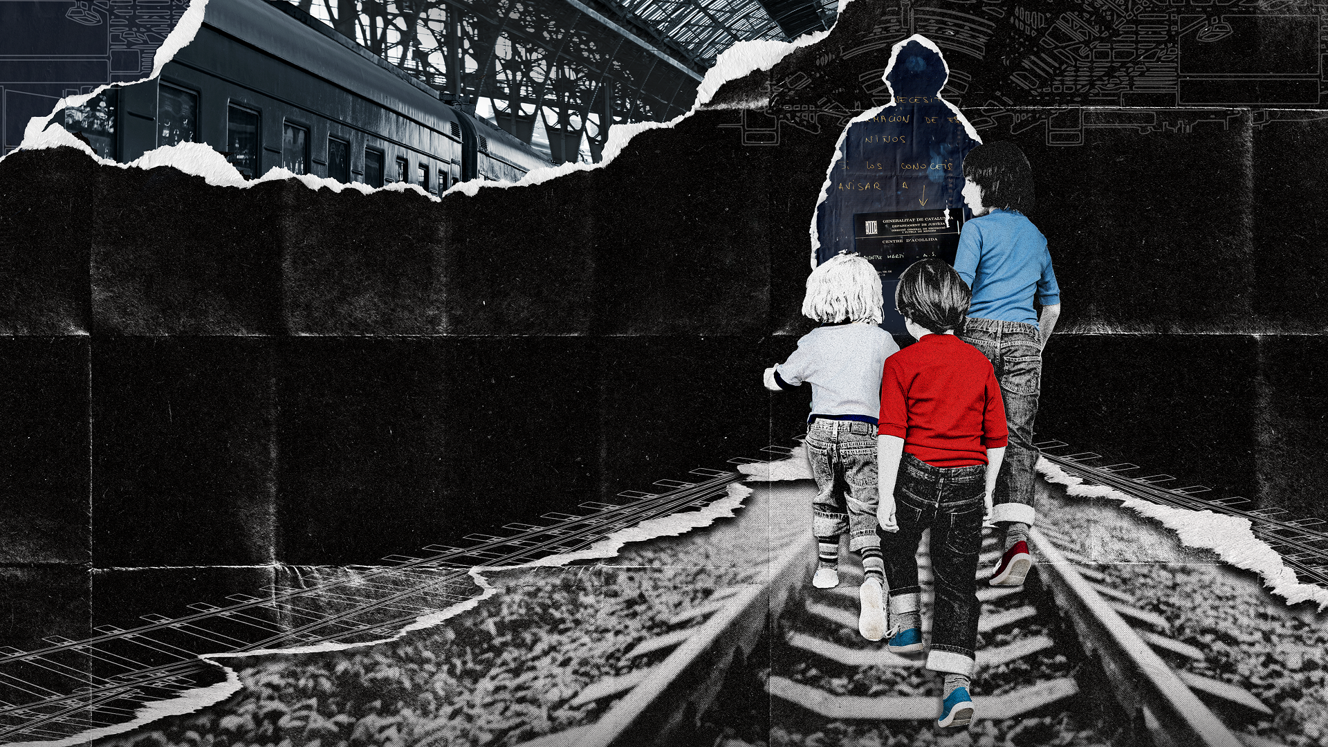 This image is the promotional poster for the 2026 documentary miniseries Abandoned.