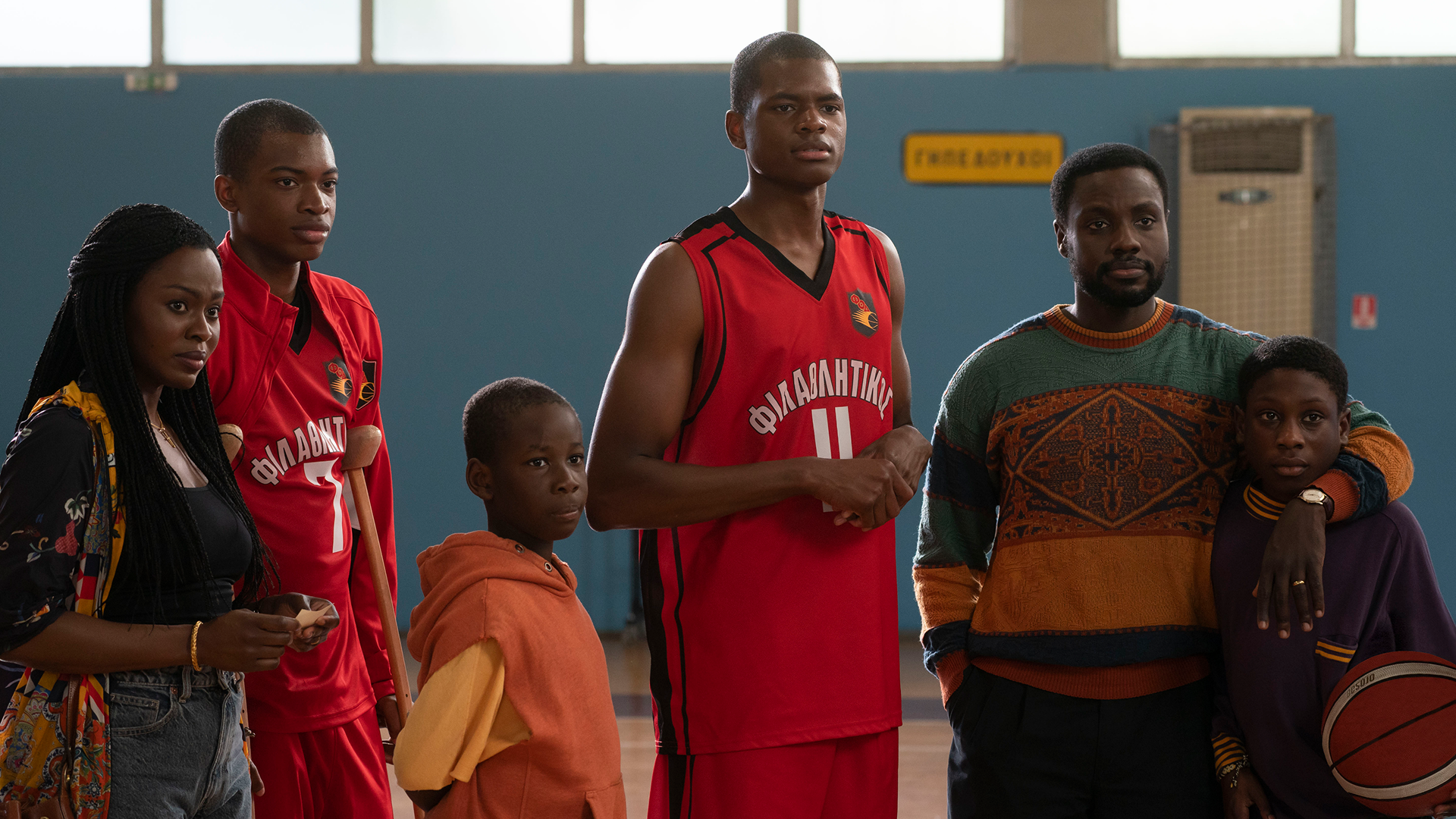 Uche Agada as Giannis Antetokounmpo, Ral Agada as Thanasis Antetokounmpo, Dayo Okeniyi as their father, Charles Antetokounmpo, Yetide Badaki as their mother, Vera Antetokounmpo, Jaden Osimuwa as Kostas Antetokounmpo, and Elijah Sholanke as Alexandros Antetokounmpo.