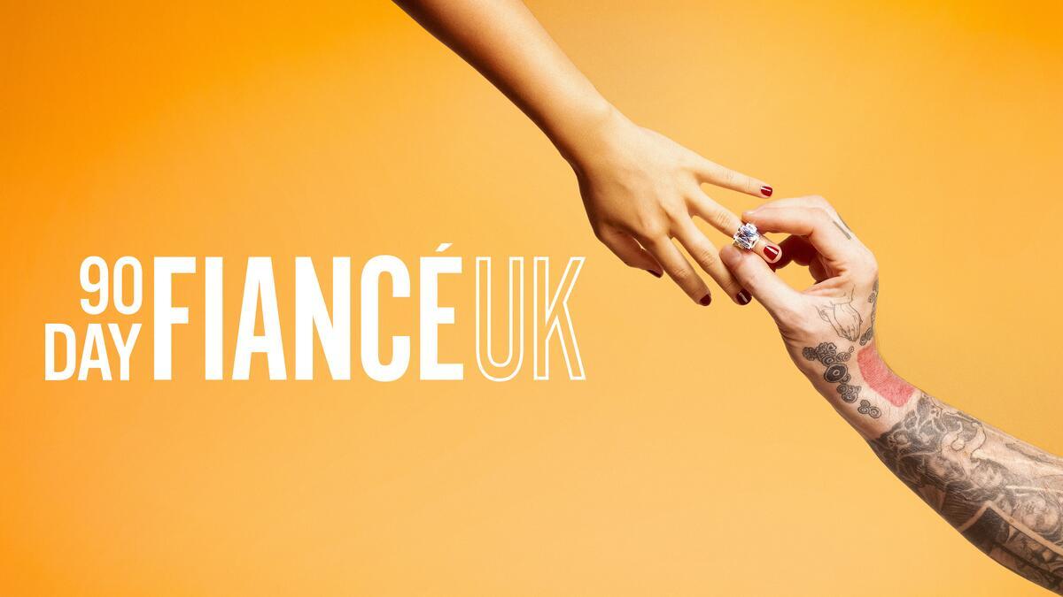 Title art for the reality dating series 90 Day Fiancé UK.