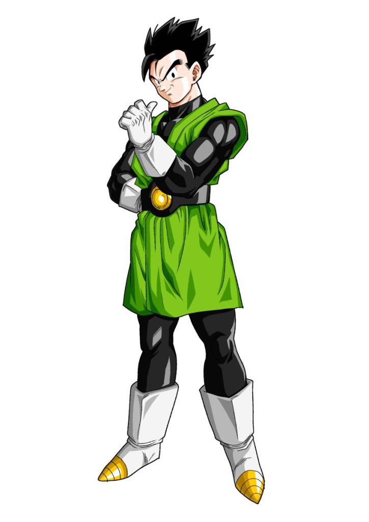 A still image of the animated Dragon Ball character, Gohan.