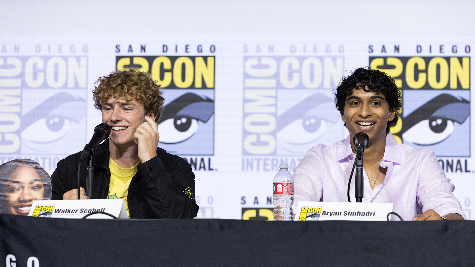 PERCY JACKSON AND THE OLYMPIANS – Series stars Walker Scobell and Aryan Simhadri