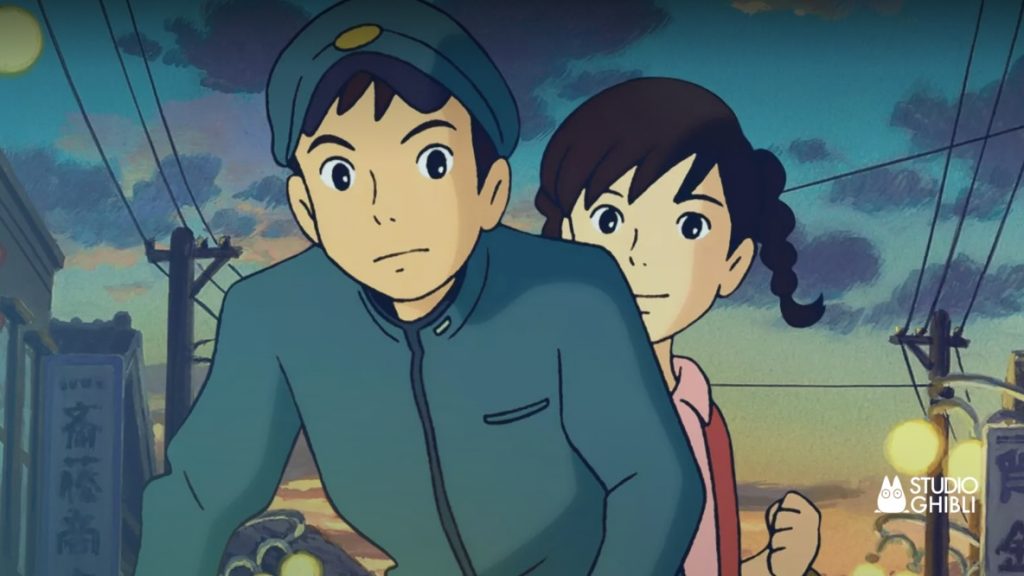 A promotional image for the Studio Ghibli movie, From Up on Poppy Hill.