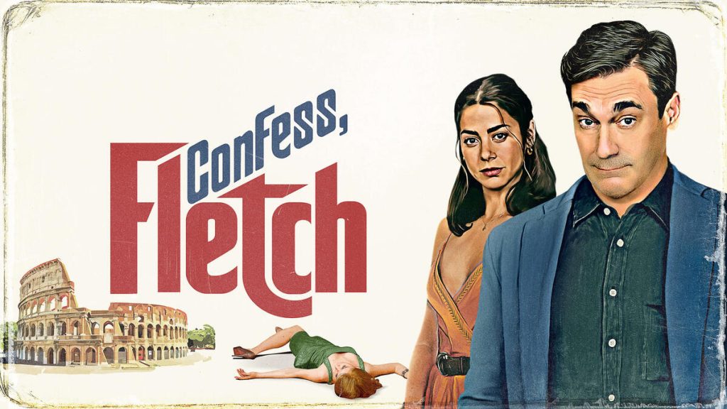Title art for the Roy Wood Jr. movie, Confess, Fletch.
