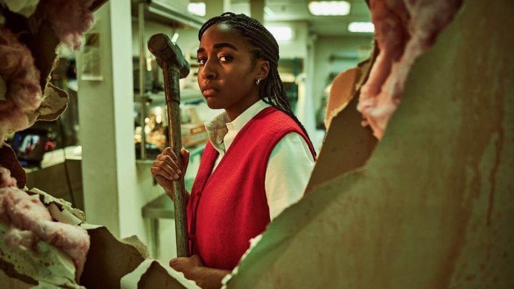 A still of Ayo Edebiri as Sydney in the FX series, The Bear.