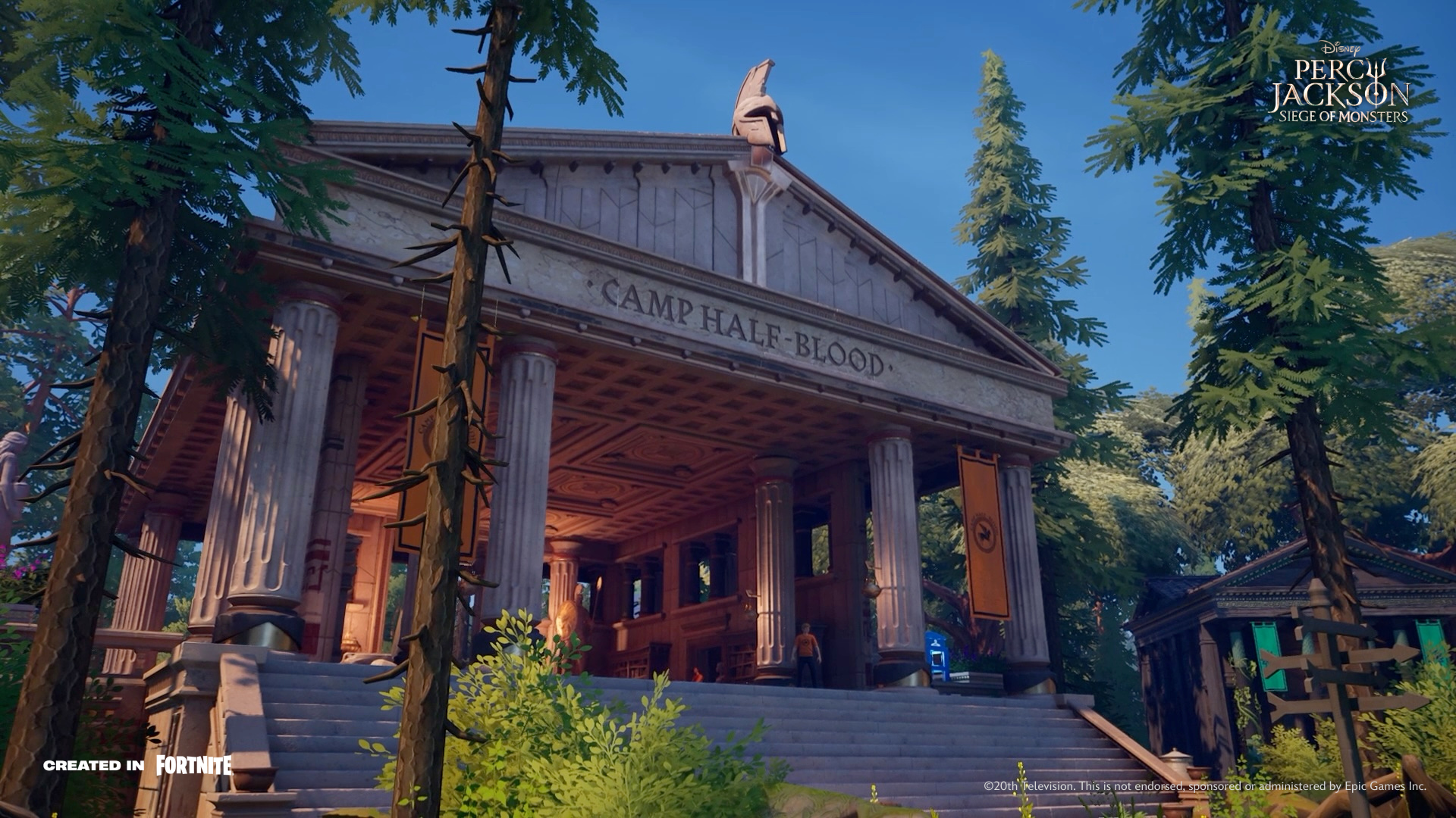 An in-game image from Percy Jackson: Siege of Monsters