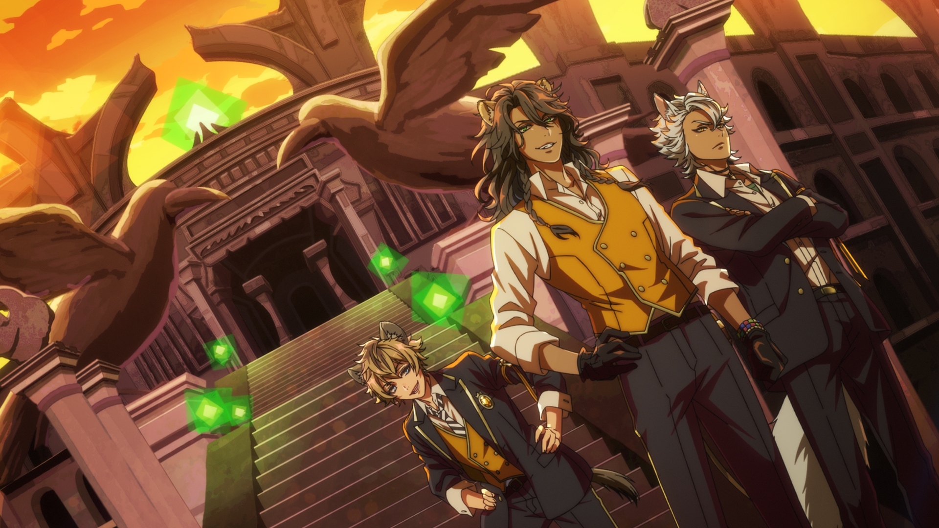 Key visual for the anime series Disney Twisted-Wonderland: The Animation. 