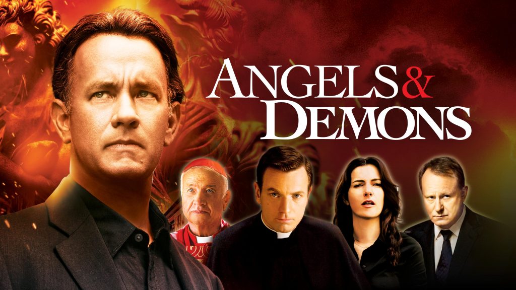 A still image from the Tom Hanks movie, Angels and Demons.