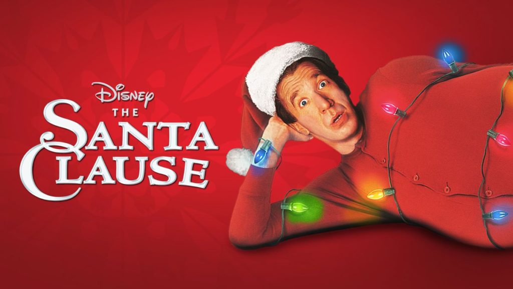 Title art for the Tim Allen Christmas movie The Santa Clause.