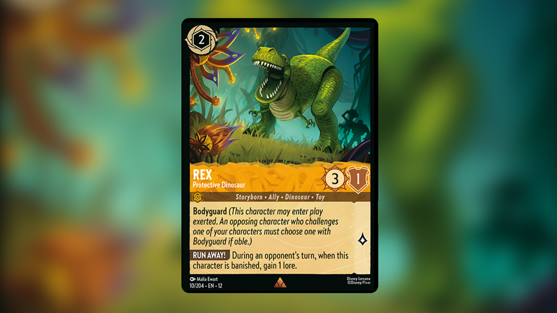 Disney Lorcana | Pixar's Rex Card
