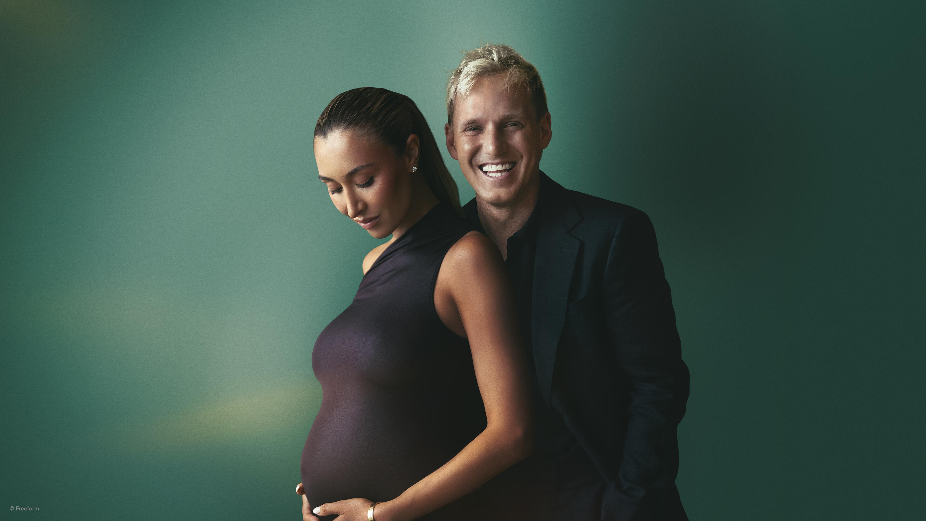 Jamie Laing and Sophie Habboo in the Disney+ reality series Raising Chelsea