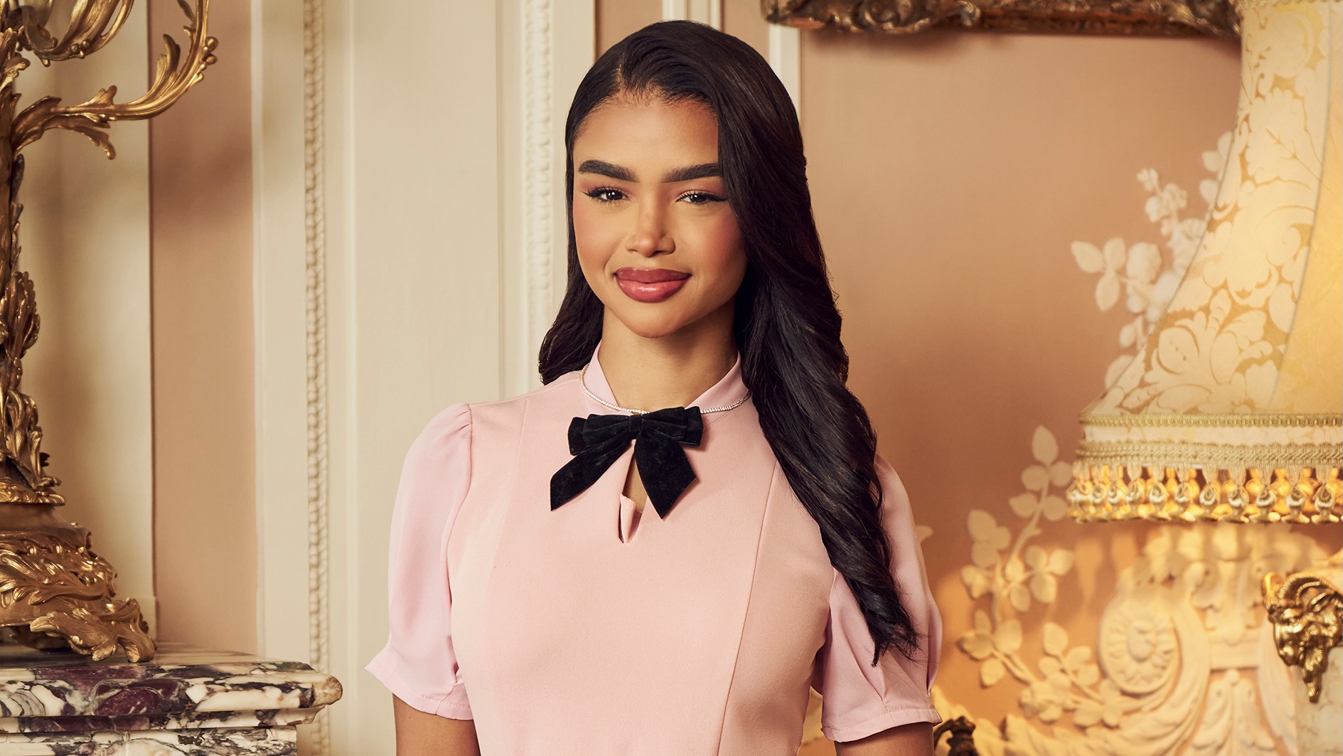 A headshot of server Sher for Season 3 of Vanderpump Villa.