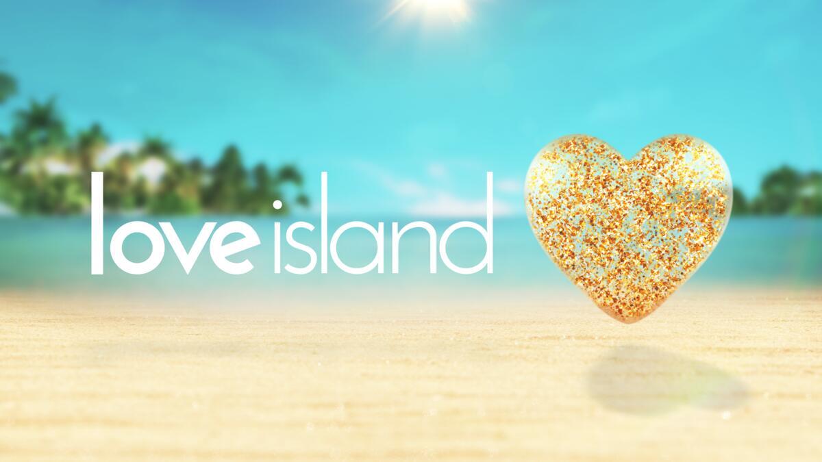 Title art for the reality dating series Love Island.