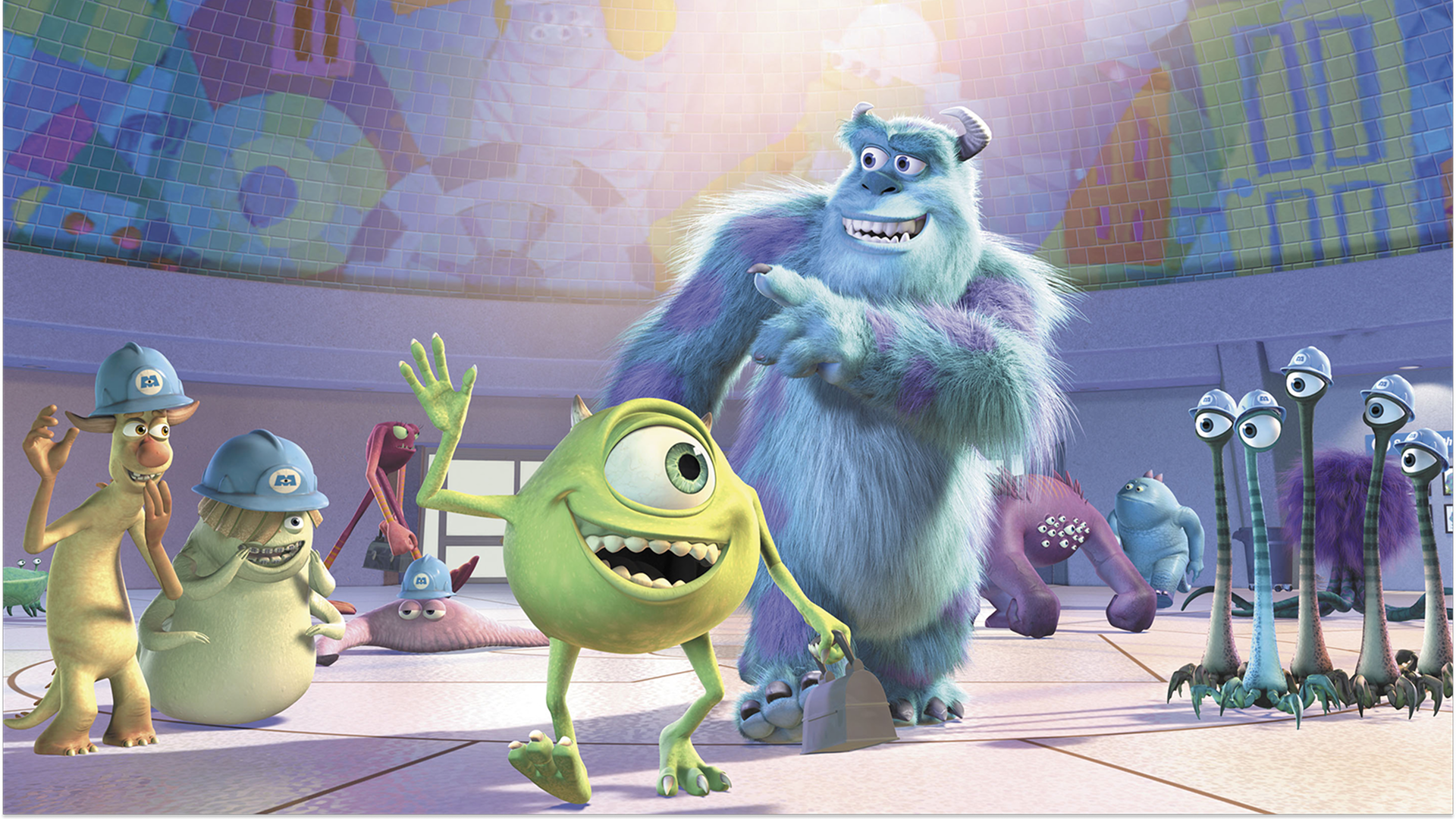 Mike Wazowski and James P. "Sulley" Sullivan in Monsters, Inc.