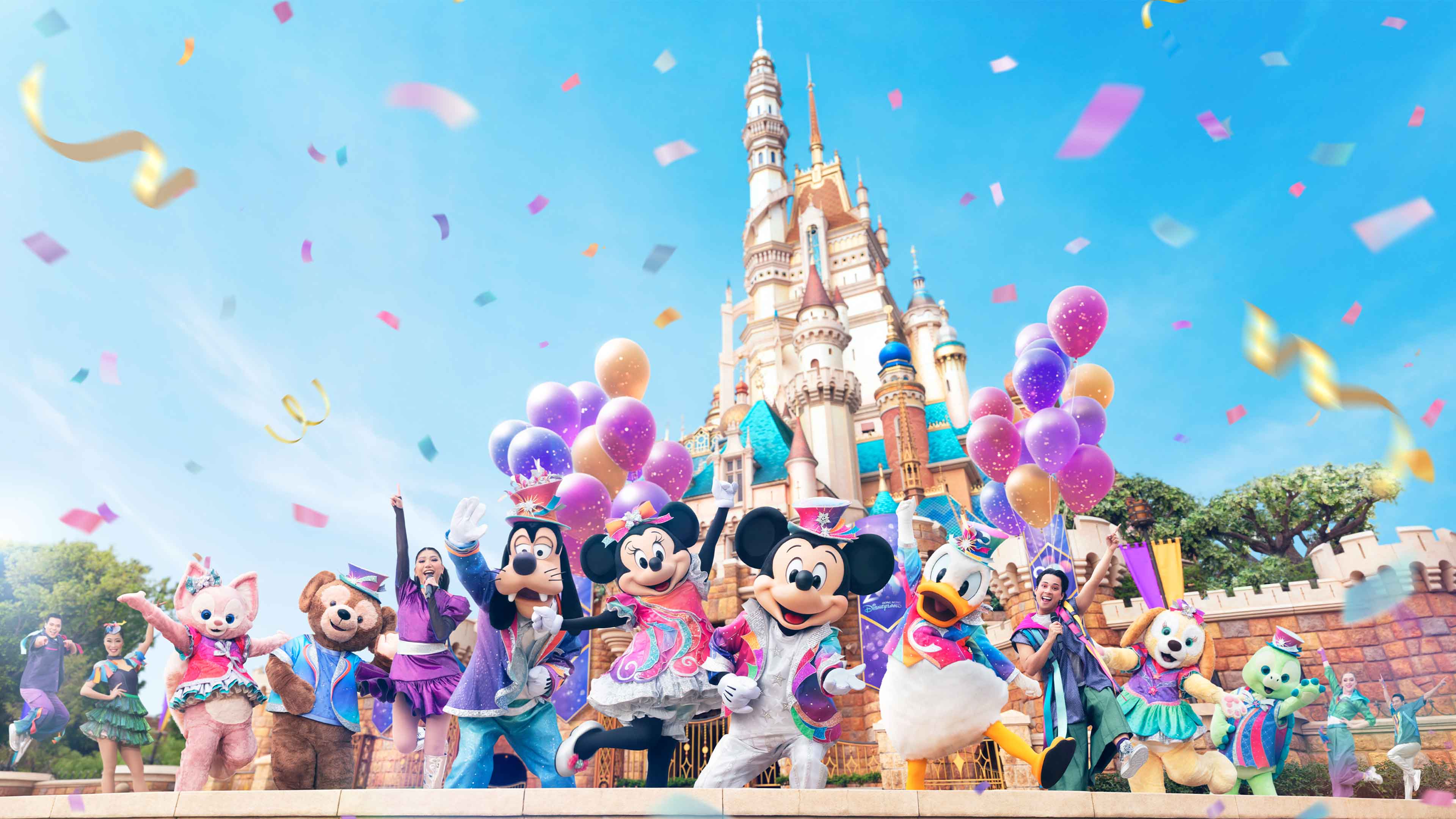 『香港ディズニーランド』開園20周年記念パーティーの画像