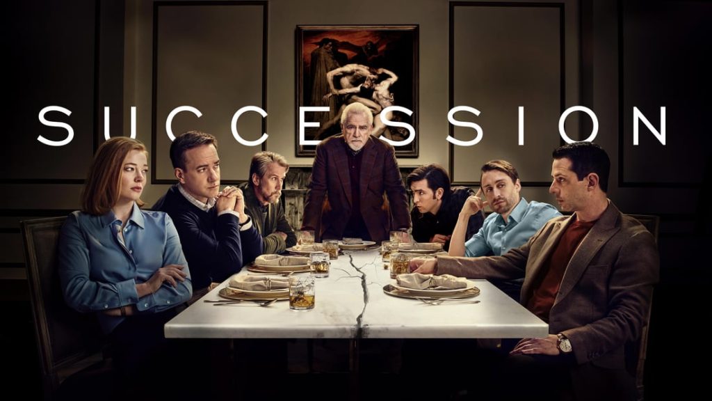 Title art for the final season of the HBO series, Succession.