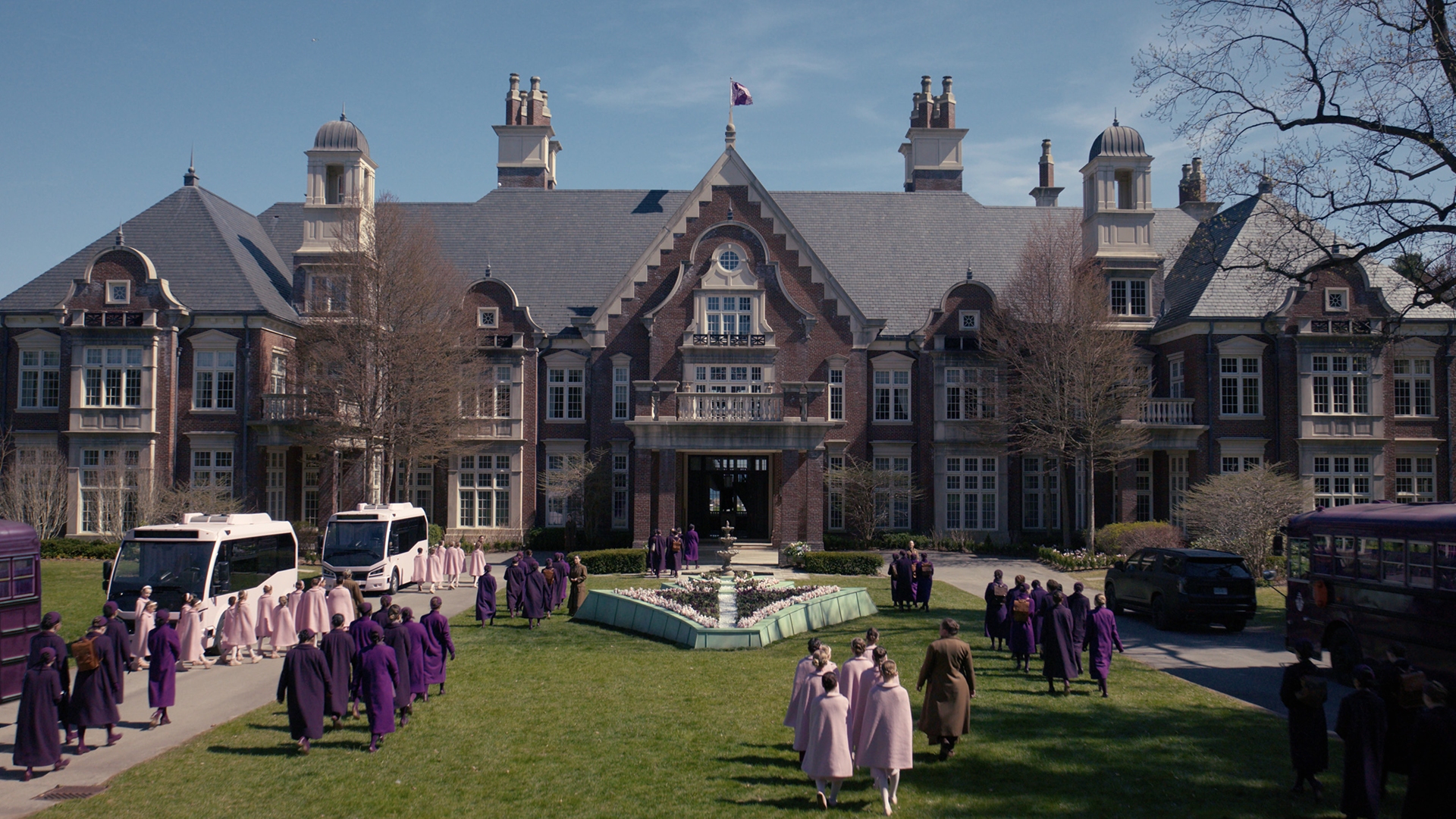 劇中に登場するカントリーハウス、『テスタメント／誓願』より