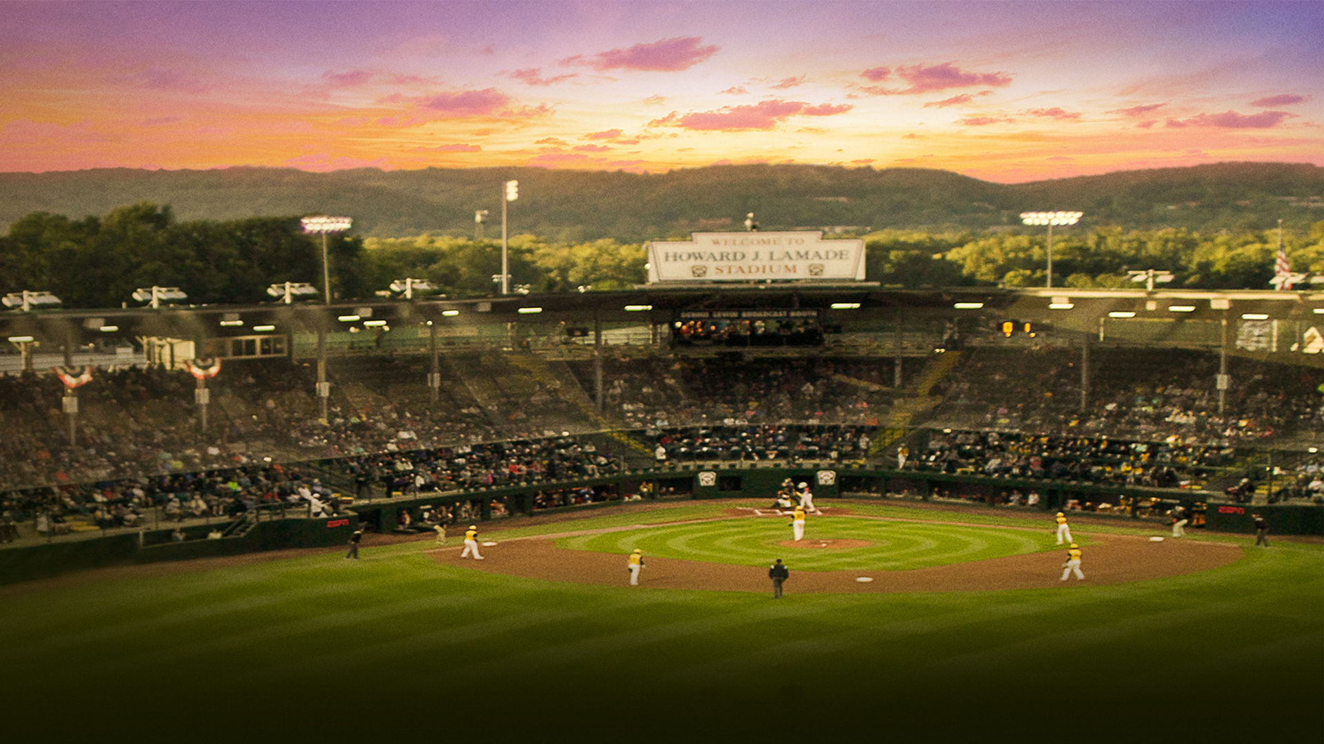 This image depicts Howard J. Lamade Stadium in South Williamsport, Pennsylvania.