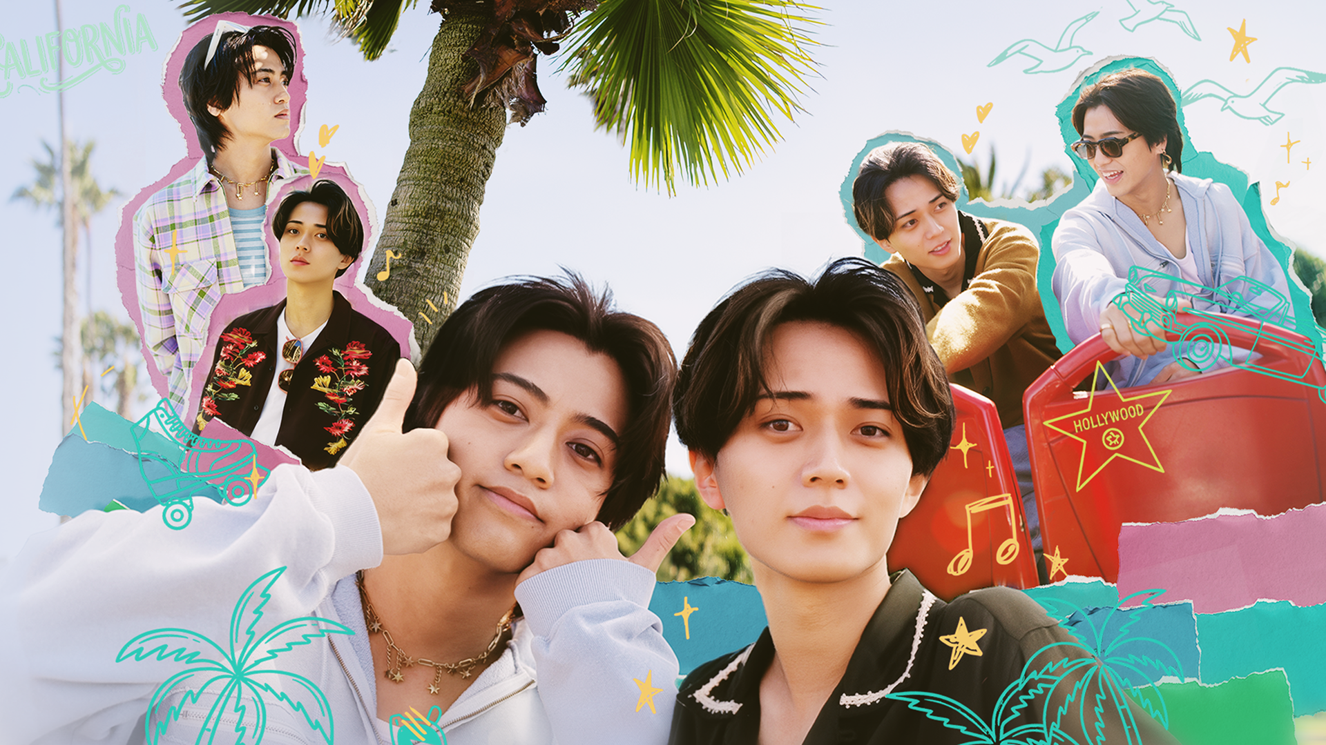 This image features Ren Nagase and Kaito Takahashi of the Japanese pop group King & Prince