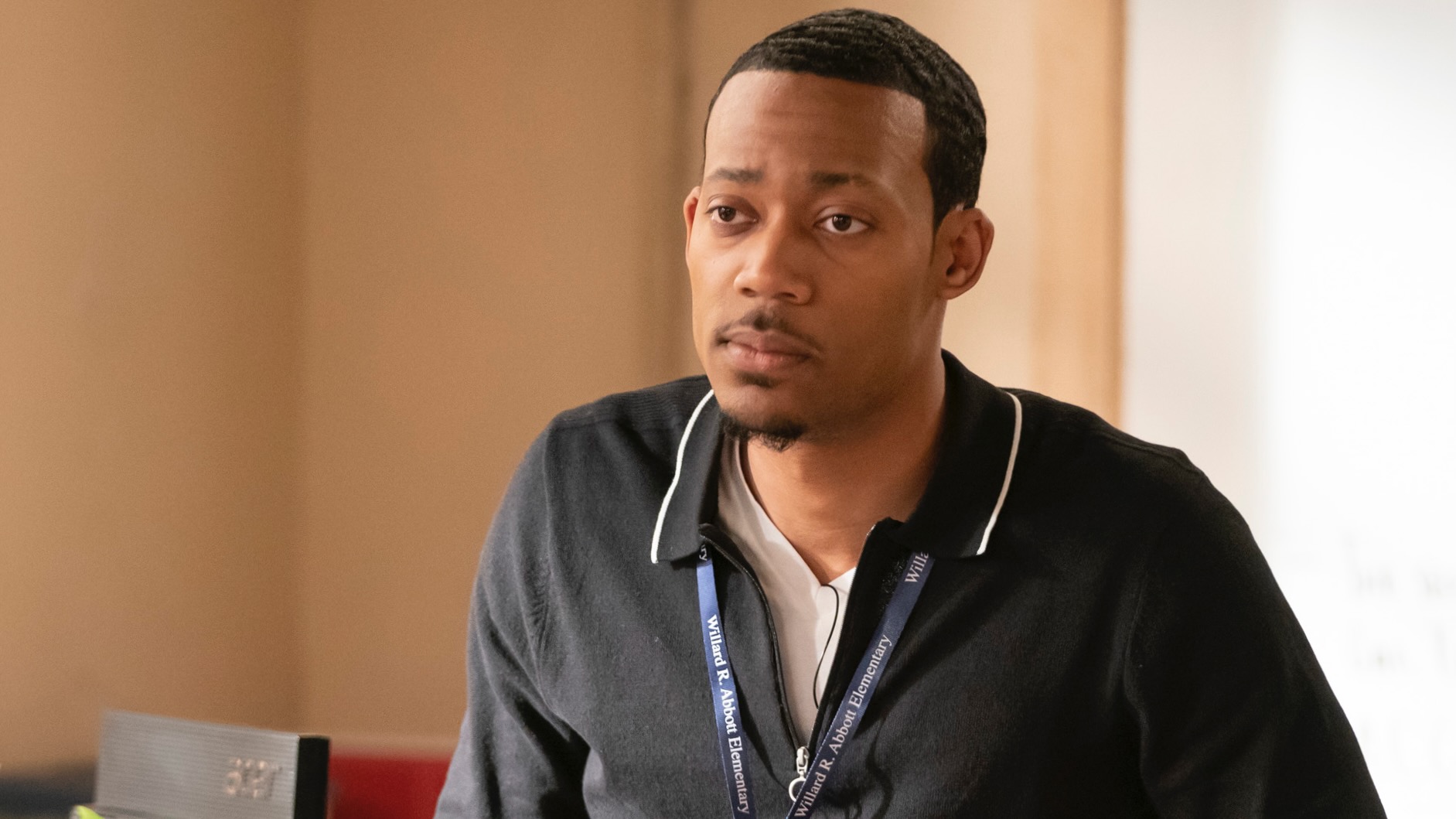Tyler James Williams as Gregory Eddie in Abbott Elementary.