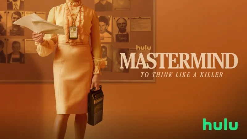 Title art for the true crime docuseries Mastermind: To Think Like a Killer.