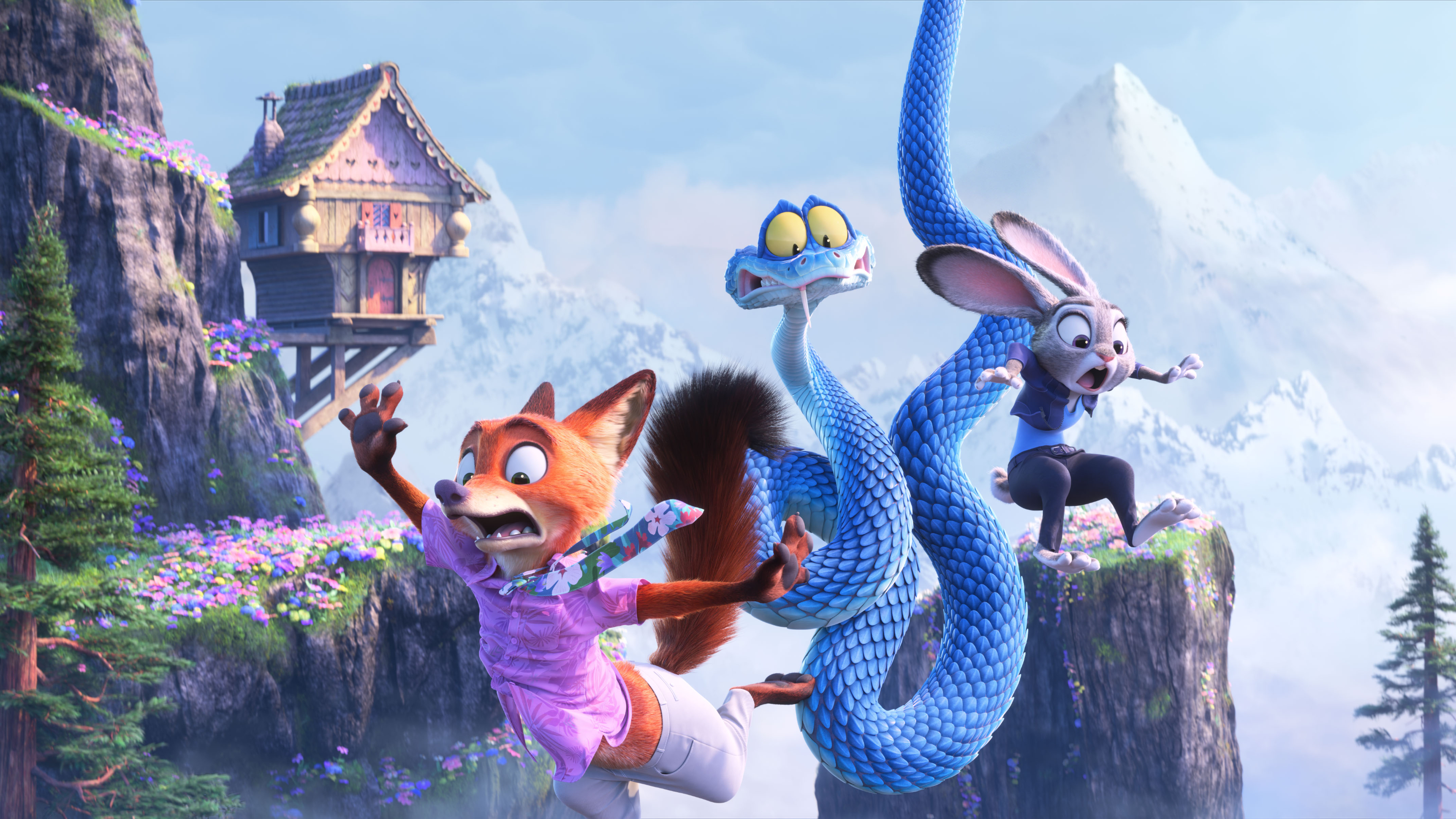 Nick Wilde, Judy Hopps, Gary De'Snake, Zootopia 2, Disney+