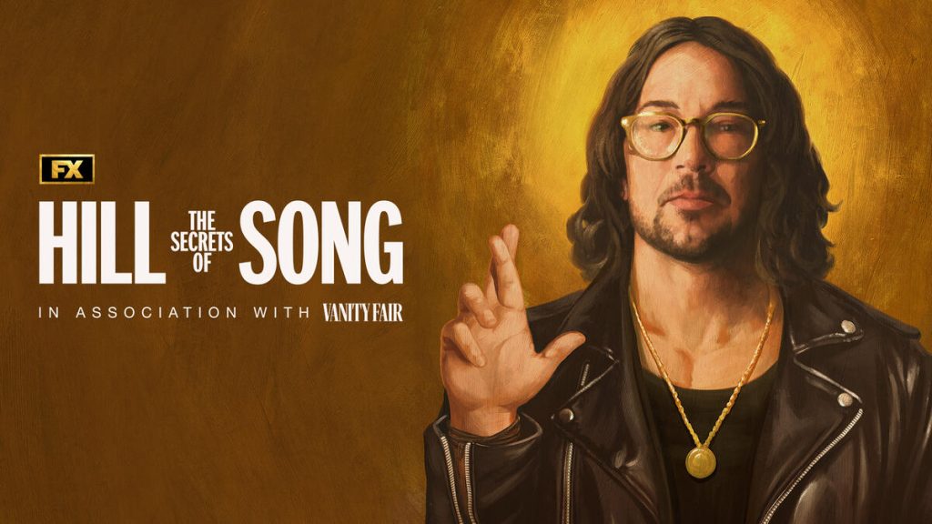 Title art for the FX docuseries The Secrets of Hillsong.