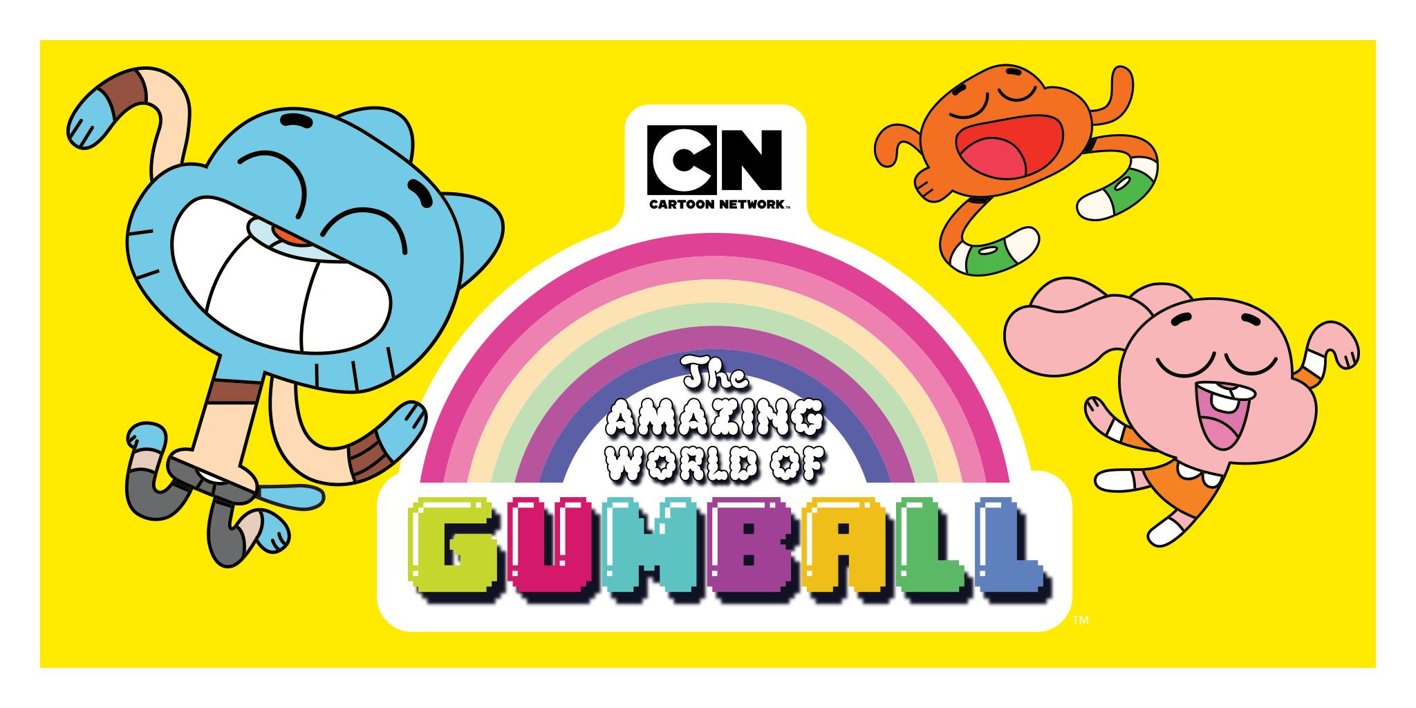 Title art for the Cartoon Network series The Amazing World of Gumball.