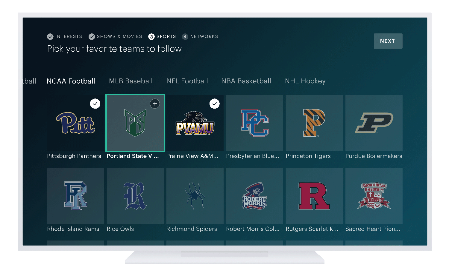 ncaa football streaming service