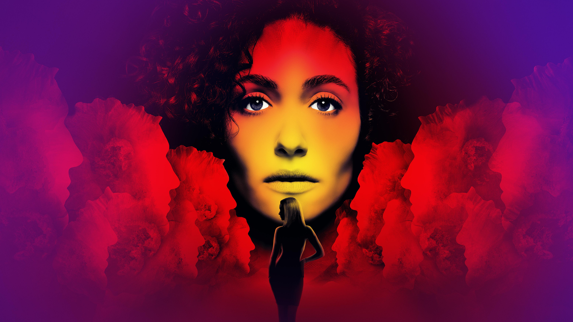This image features actress Emmy Rossum in the promotional poster for the 2026 thriller series Furious.