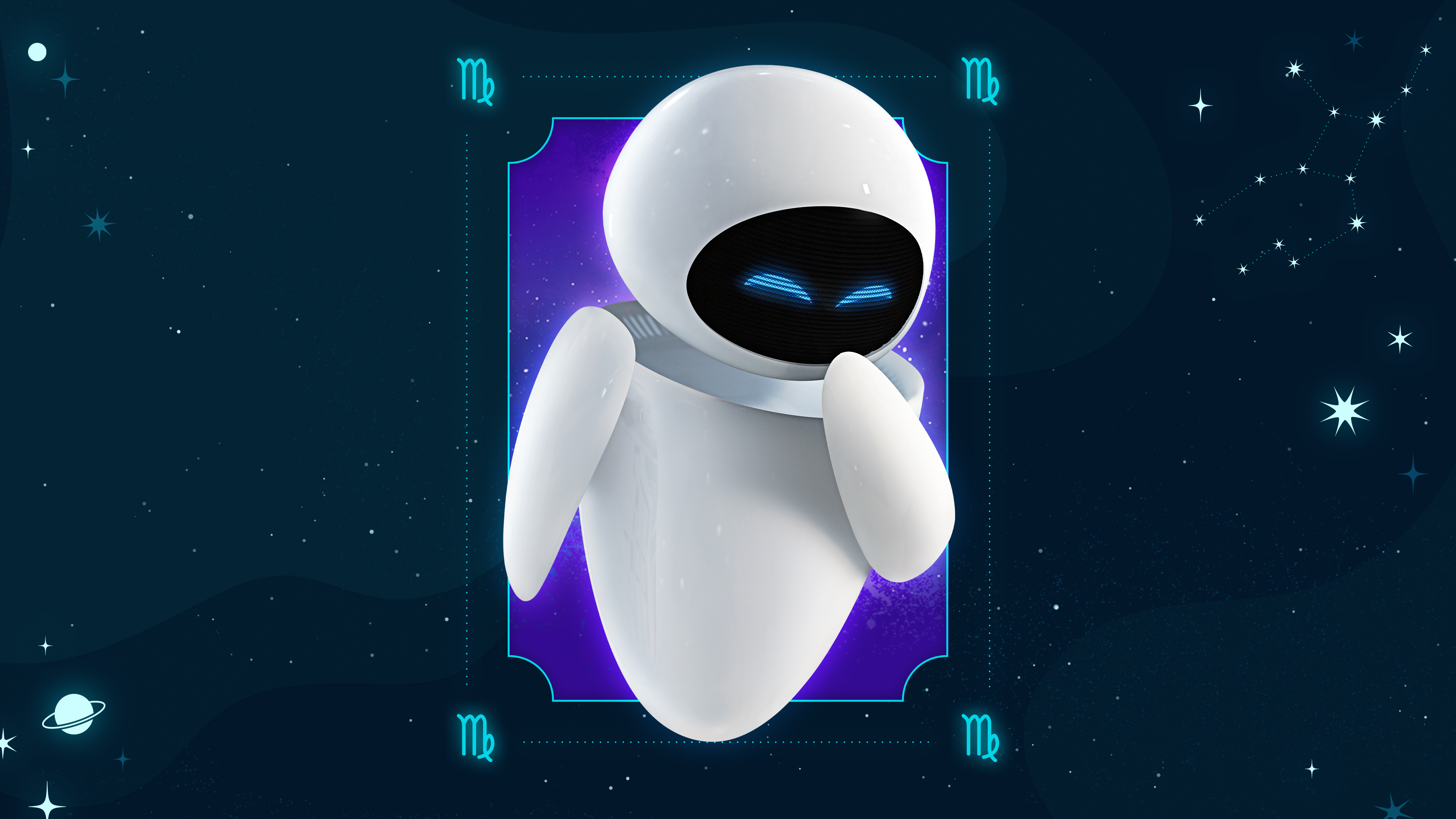  Imagen de EVE asociada al signo virgo según sus rasgos de personalidad y características.