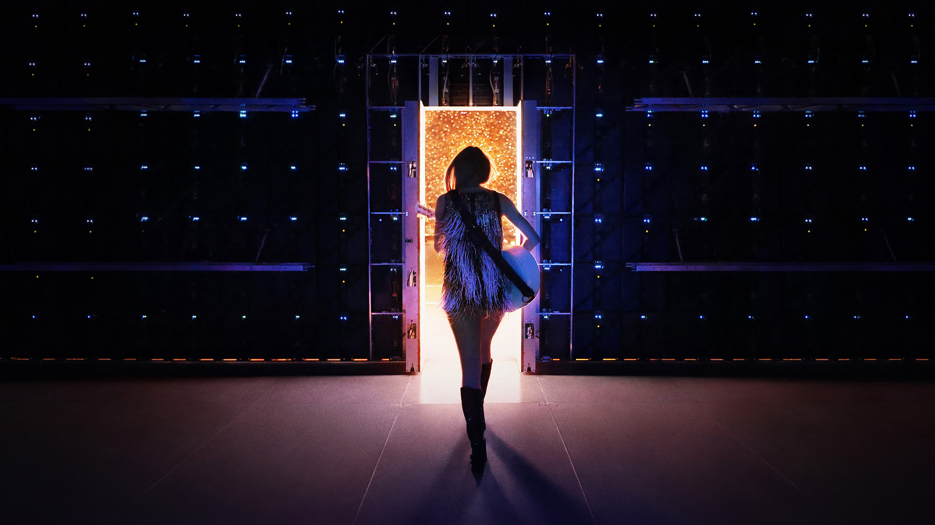 Taylor swift standing backstage about to perform, in Taylor Swift | The Eras Tour | The End of an Era