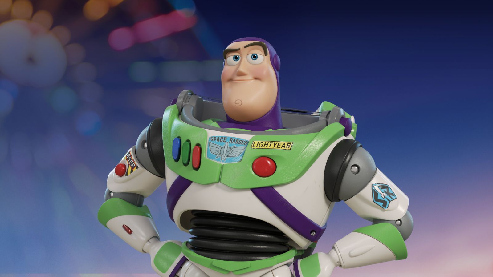 O personagem Buzz Lightyear, da franquia Toy Story