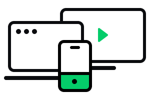 Mobile Computer TV Icon