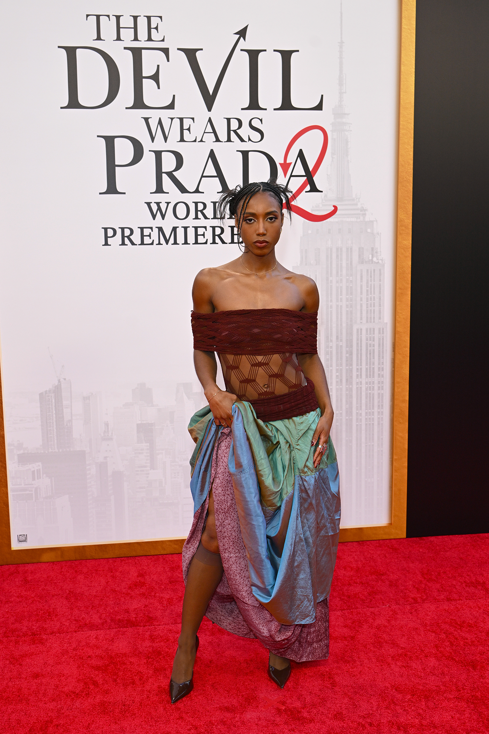 Amanda Morrow attends the world premiere of The Devil Wears Prada 2