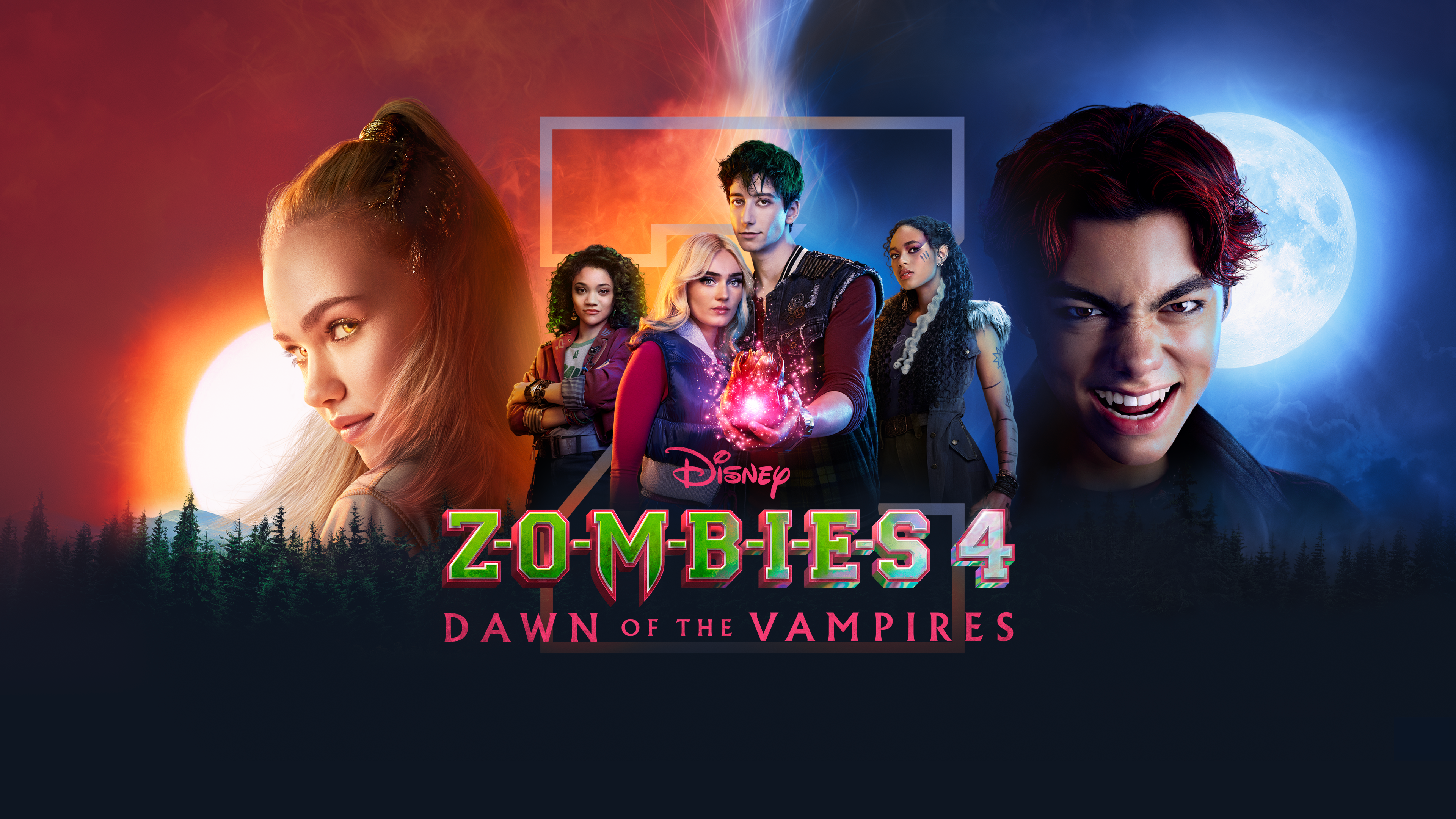 Zombies 4: Dawn of the Vampires Key Art