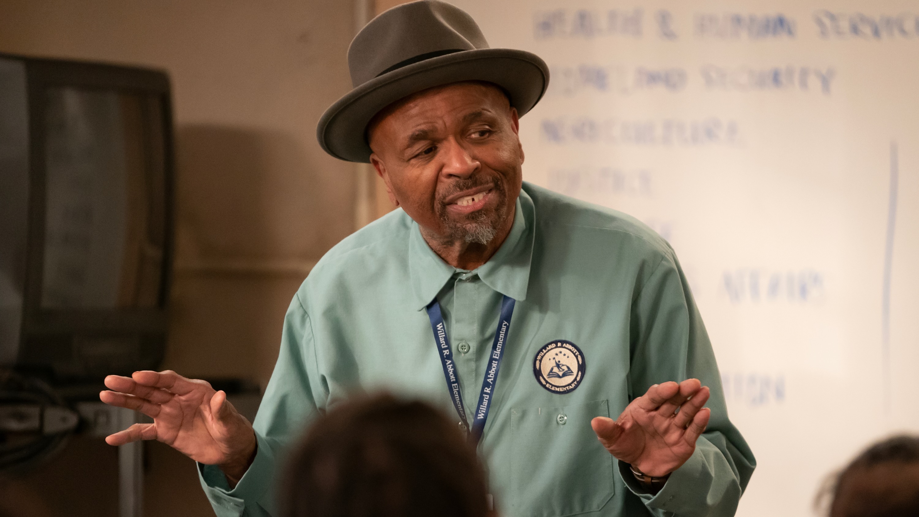 William Stanford Davis as Mr. Johnson in Abbott Elementary.