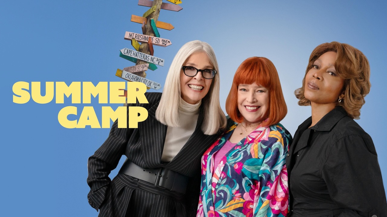 Title art for the Diane Keaton movie Summer Camp.