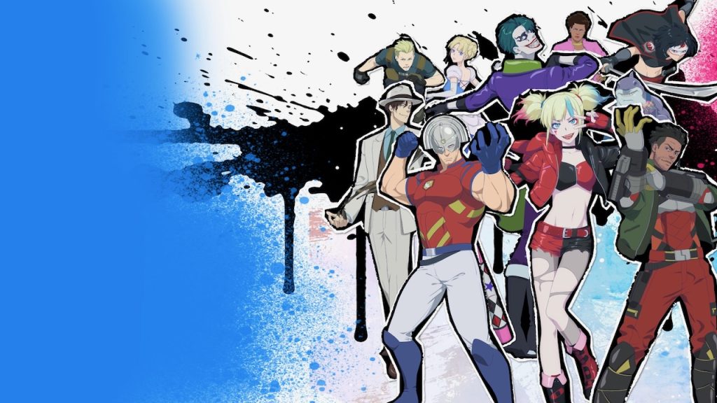 Title art from the isekai anime series, Suicide Squad.