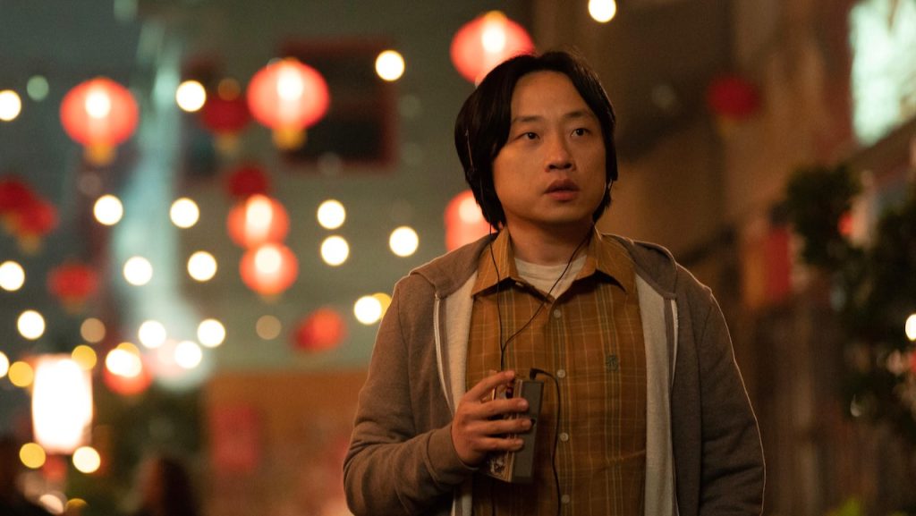 A still image from the upcoming Hulu series, Interior Chinatown.