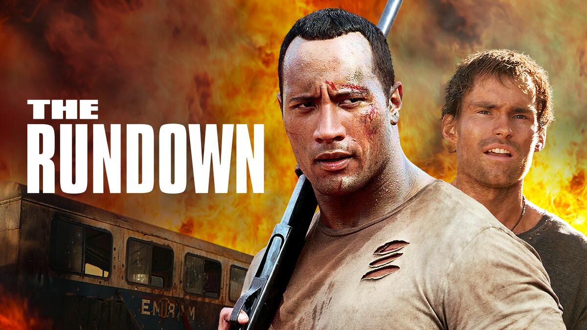 Title art for the Dwayne Johnson movie The Rundown.