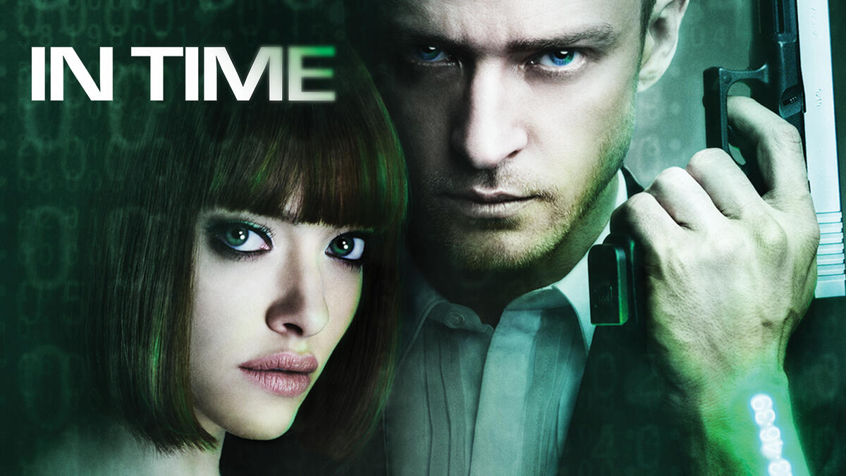 Title art for the dystopian movie In Time.