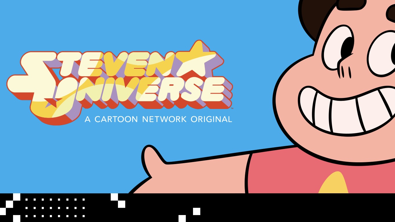 Title art for the Cartoon Network show Steven Universe.