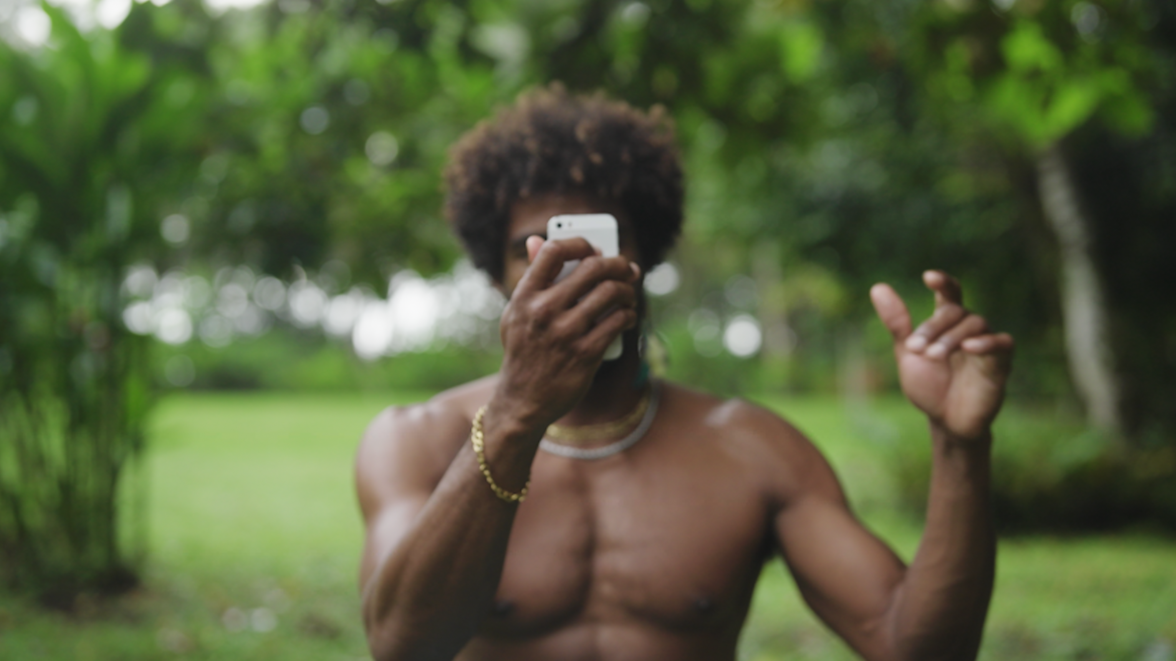 Image features Eligio Bishop, also known as "NatureBoy"