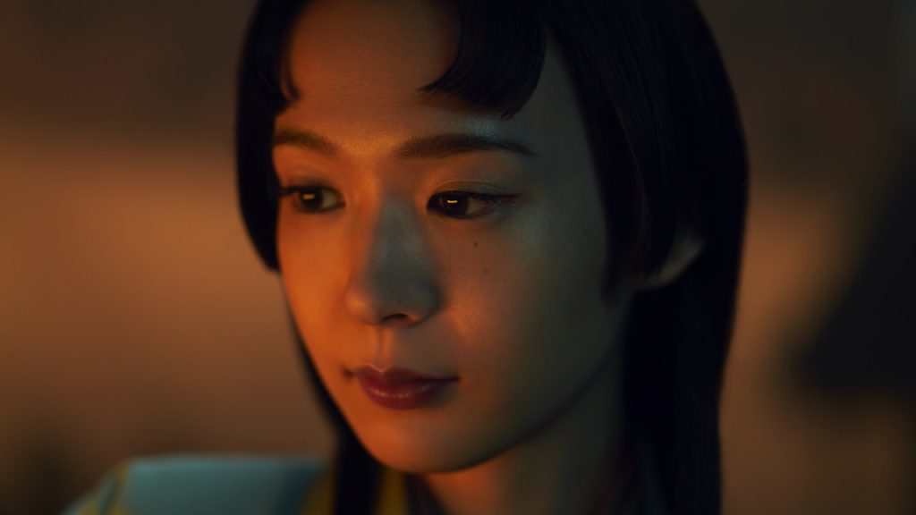 A still image of Moeka Hoshi as Usami Fuji in the FX series, Shōgun.