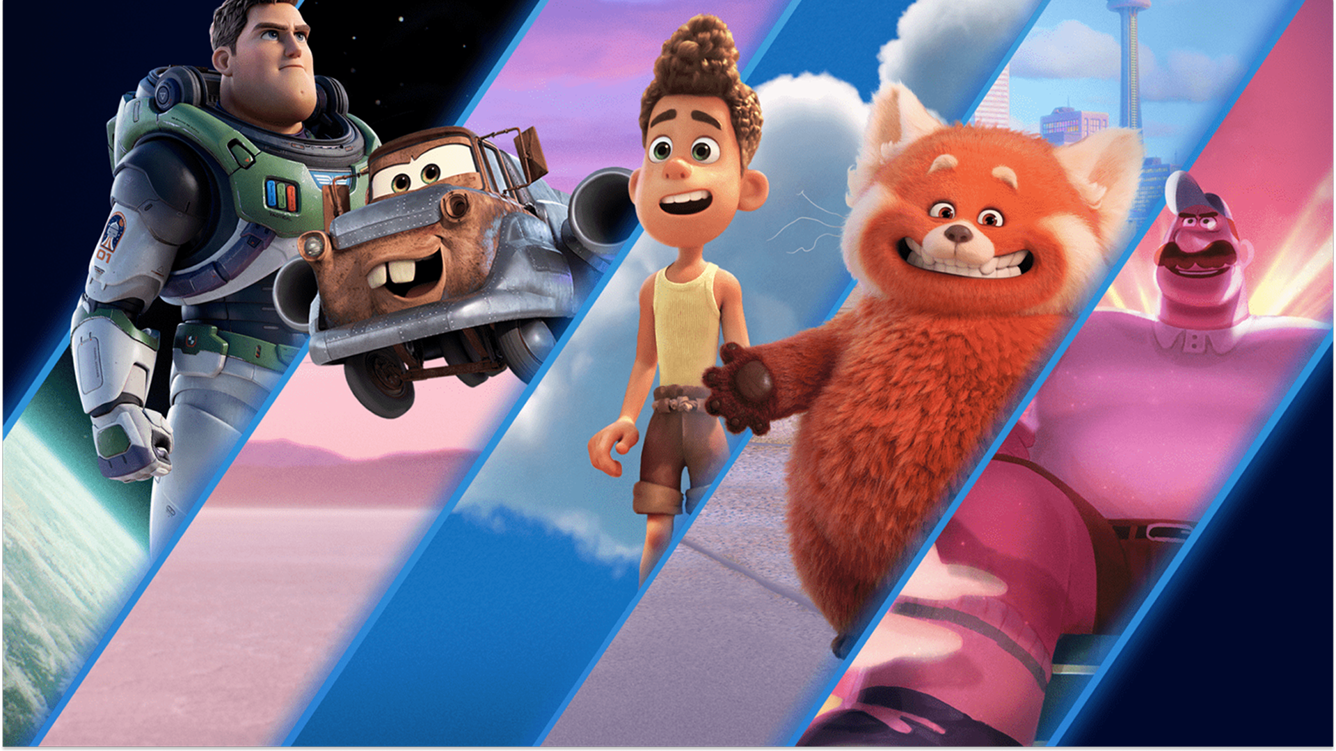 This image is from the Pixar 2021 Disney+ Day Special, a promotional short highlighting projects coming to the streaming service.