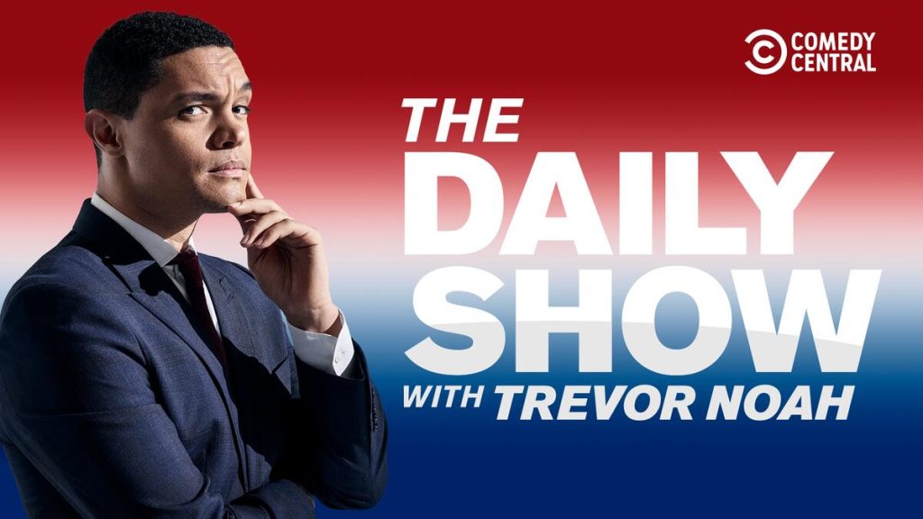 Title art for The Daily Show with Trevor Noah.