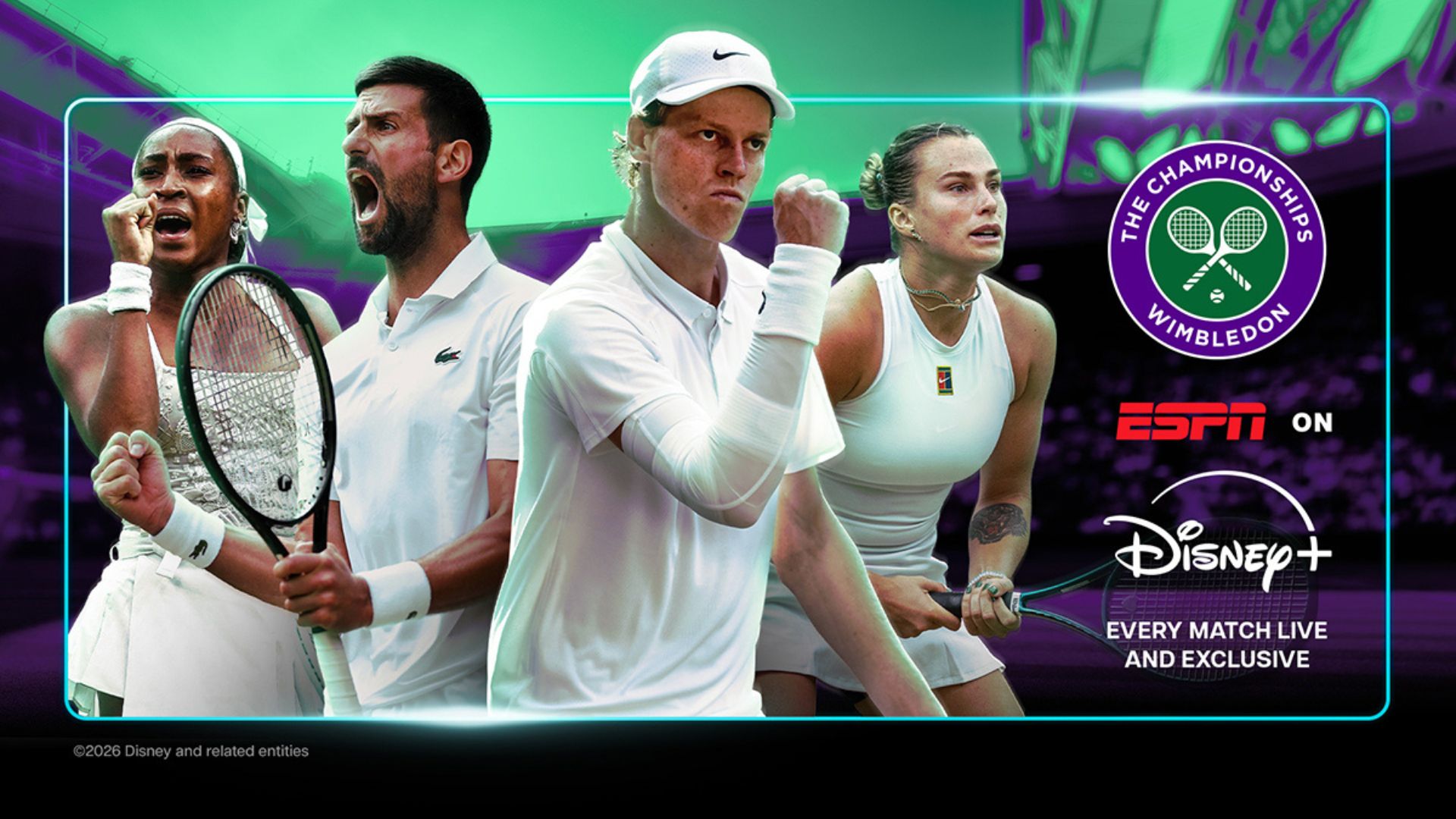 Promotional Image for Wimbledon, ESPN
