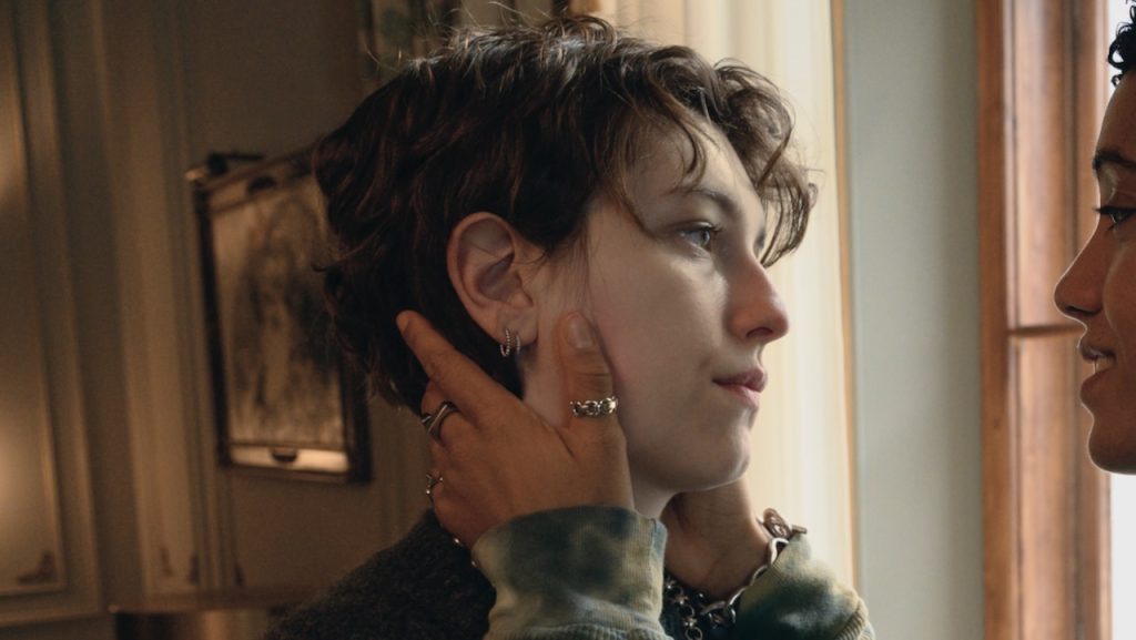 A still image of King Princess as Tina in the Hulu Original series, Nine Perfect Strangers.