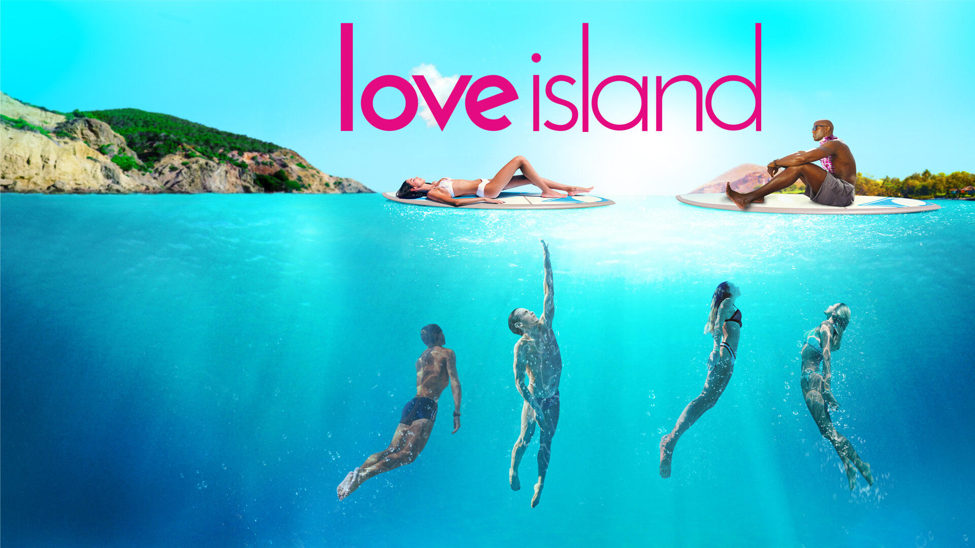Title art for the reality series Love Island (USA).