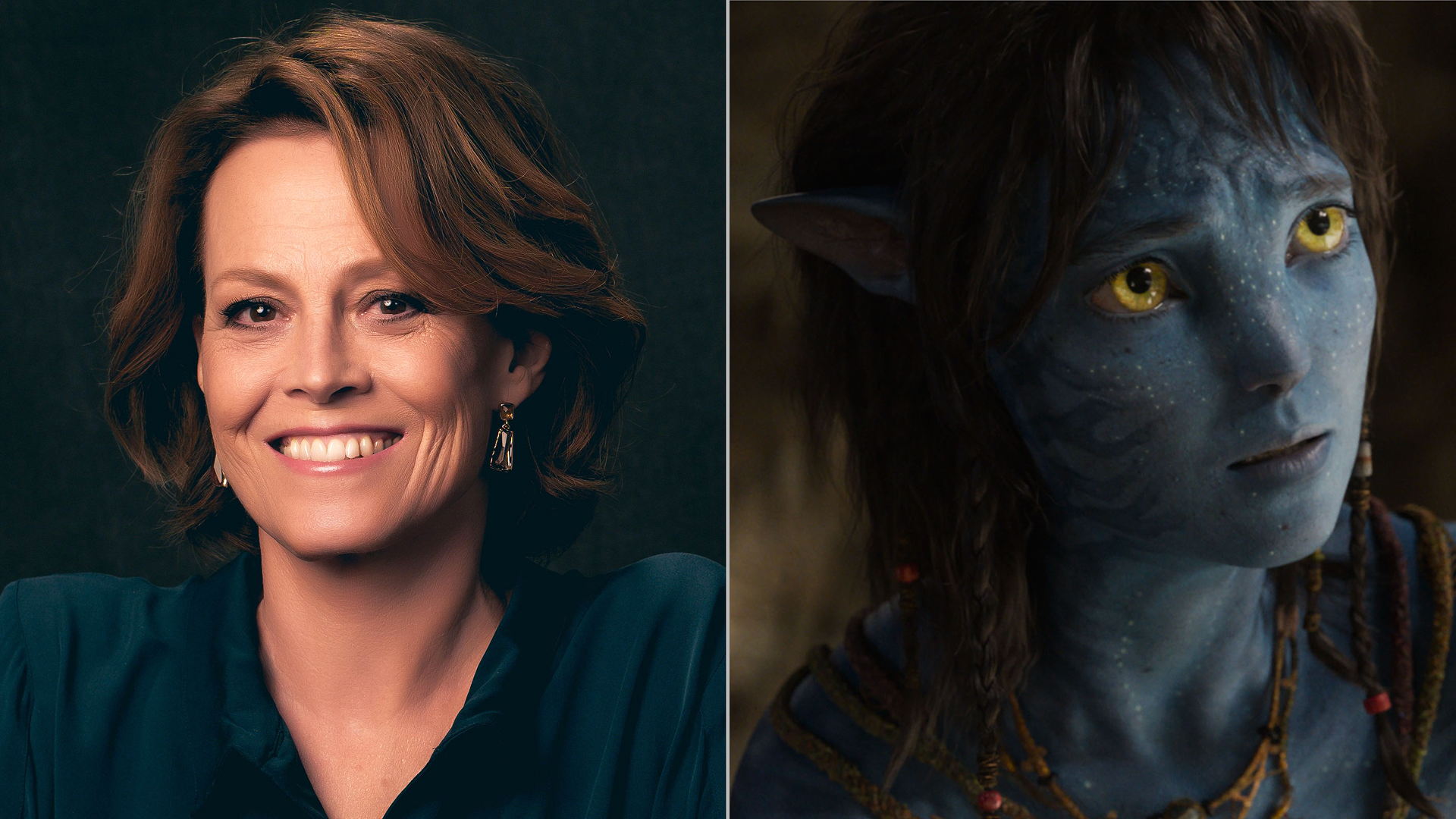Sigourney Weaver as Kiri in Avatar: Fire and Ash, 20th Century Studios